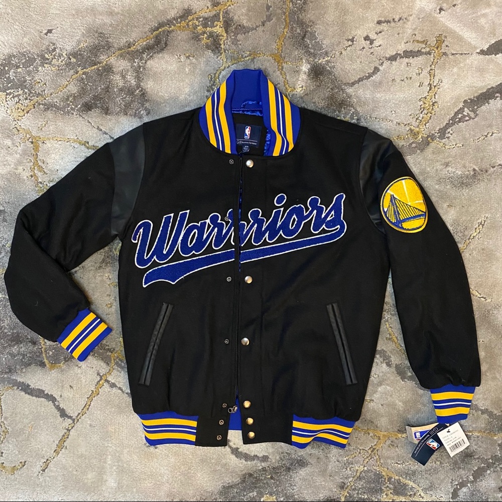 Golden State Warriors Carl Banks Jacket Size S